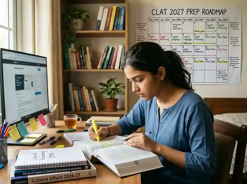 CLAT Preparation 2027  |  complete strategy guide, section-wise tips, secret tricks for average students and 12-month study roadmap