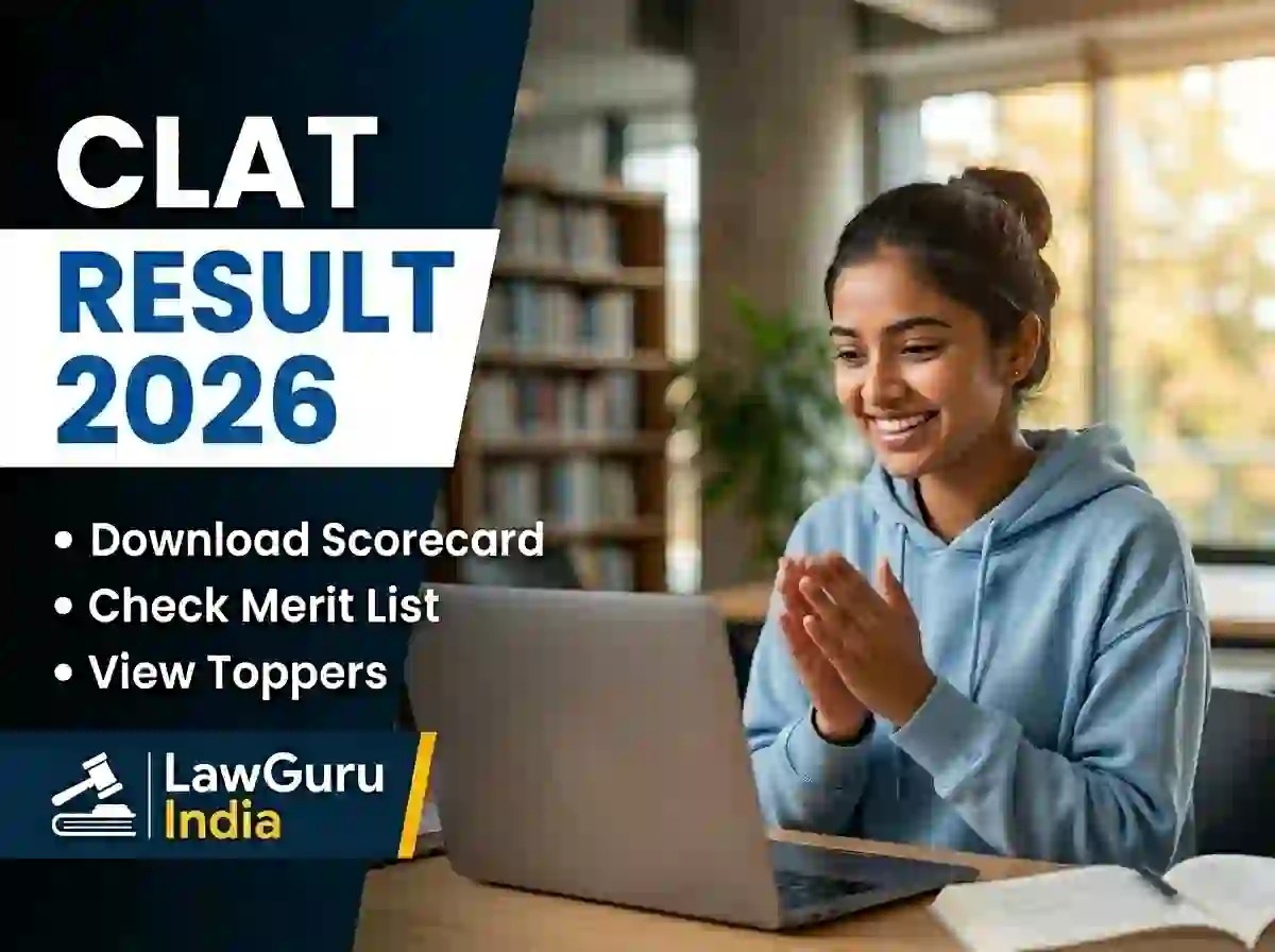 CLAT Result 2026  |  Download Scorecard, Merit List and Toppers | LawGuru India