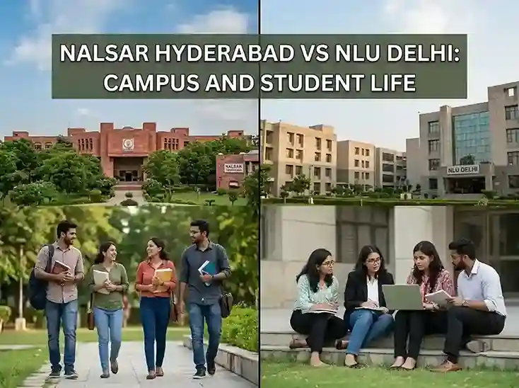 NALSAR Hyderabad vs NLU Delhi  |  comparison of India's top law universities campuses and students