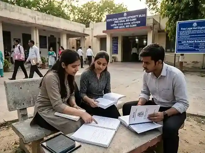 Legal Aid Government Exams India 2026  |  NALSA, DLSA, free legal aid eligibility, Lok Adalat, UPSC GS2 legal aid notes guide