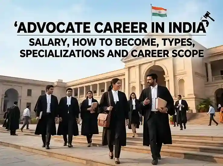 Advocate Career in India 2026  |  Salary, How to Become, Types, Specializations and Career Scope