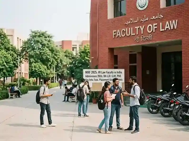 Jamia Millia Islamia Faculty of Law New Delhi 2026  |  NIRF #8 Law, BA LLB, LLM, PhD courses, fees, admission, cutoff, hostel and placement guide