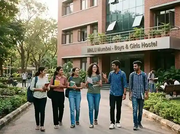 MNLU Mumbai hostel 2026  |  Maharashtra National Law University Mumbai hostel facilities, room types, fees, mess, rules and life on campus