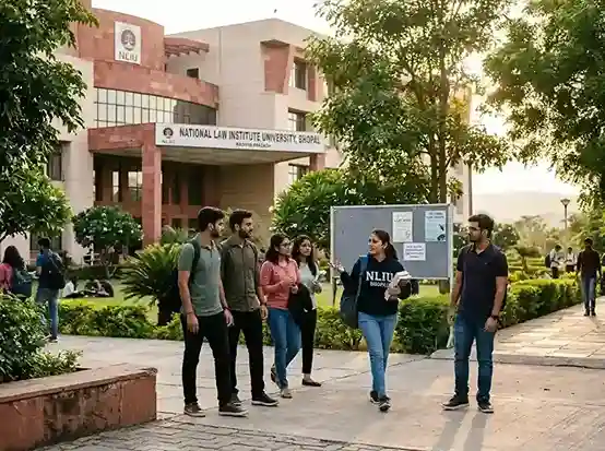NLIU Bhopal (National Law Institute University Bhopal)  |  India's 2nd NLU established 1997 on Kerwa Dam Road Bhopal, Madhya Pradesh. India Today #4 law school with BSc LLB in Cyber Security and Rajiv Gandhi National Cyber Law Centre