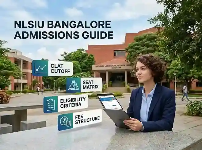NLSIU Bangalore Admissions 2026  |  CLAT Cutoff, Seat Matrix, Eligibility and Fee Structure