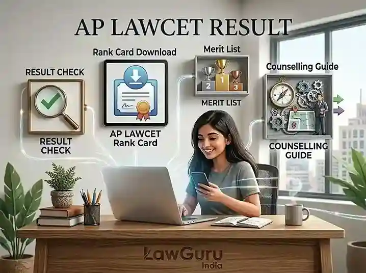 AP LAWCET Result 2026  |  Rank Card Download, Merit List & Counselling Guide | LawGuru India