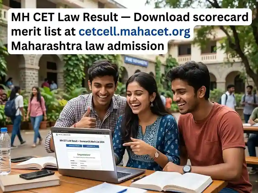MH CET Law Result 2026 — Download scorecard merit list at cetcell.mahacet.org Maharashtra law admission