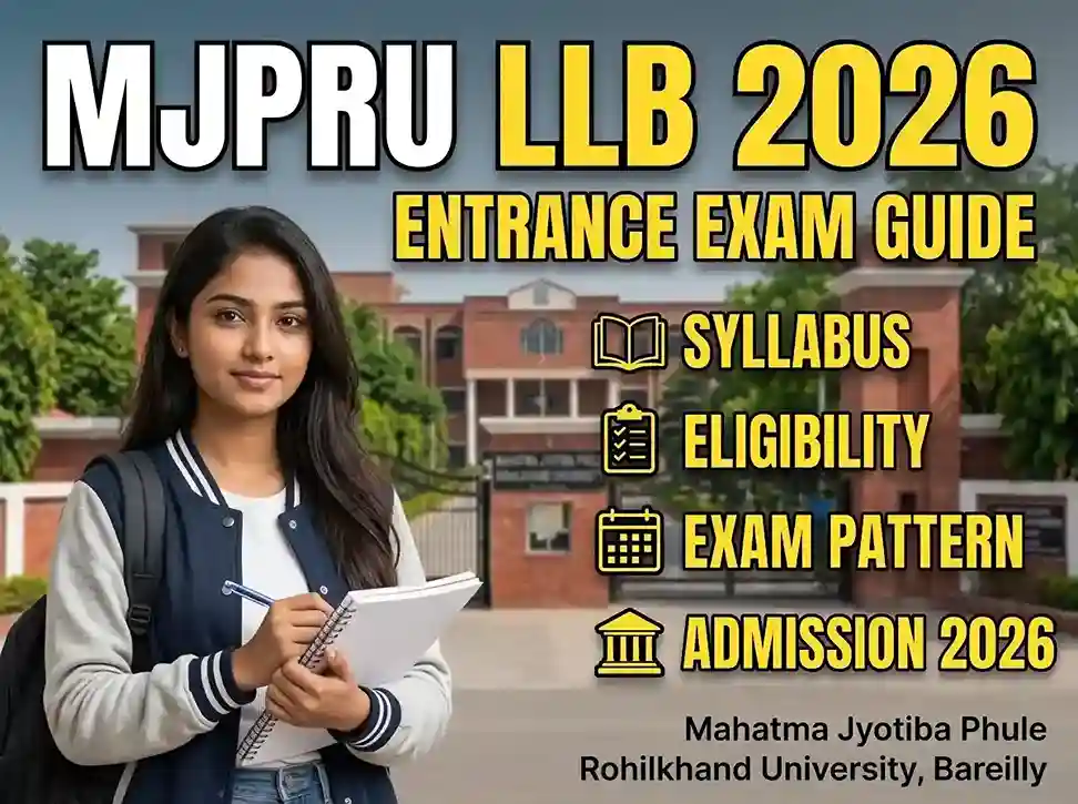 MJPRU LLB 2026 entrance exam guide — Mahatma Jyotiba Phule Rohilkhand University Bareilly LLB admission syllabus eligibility pattern