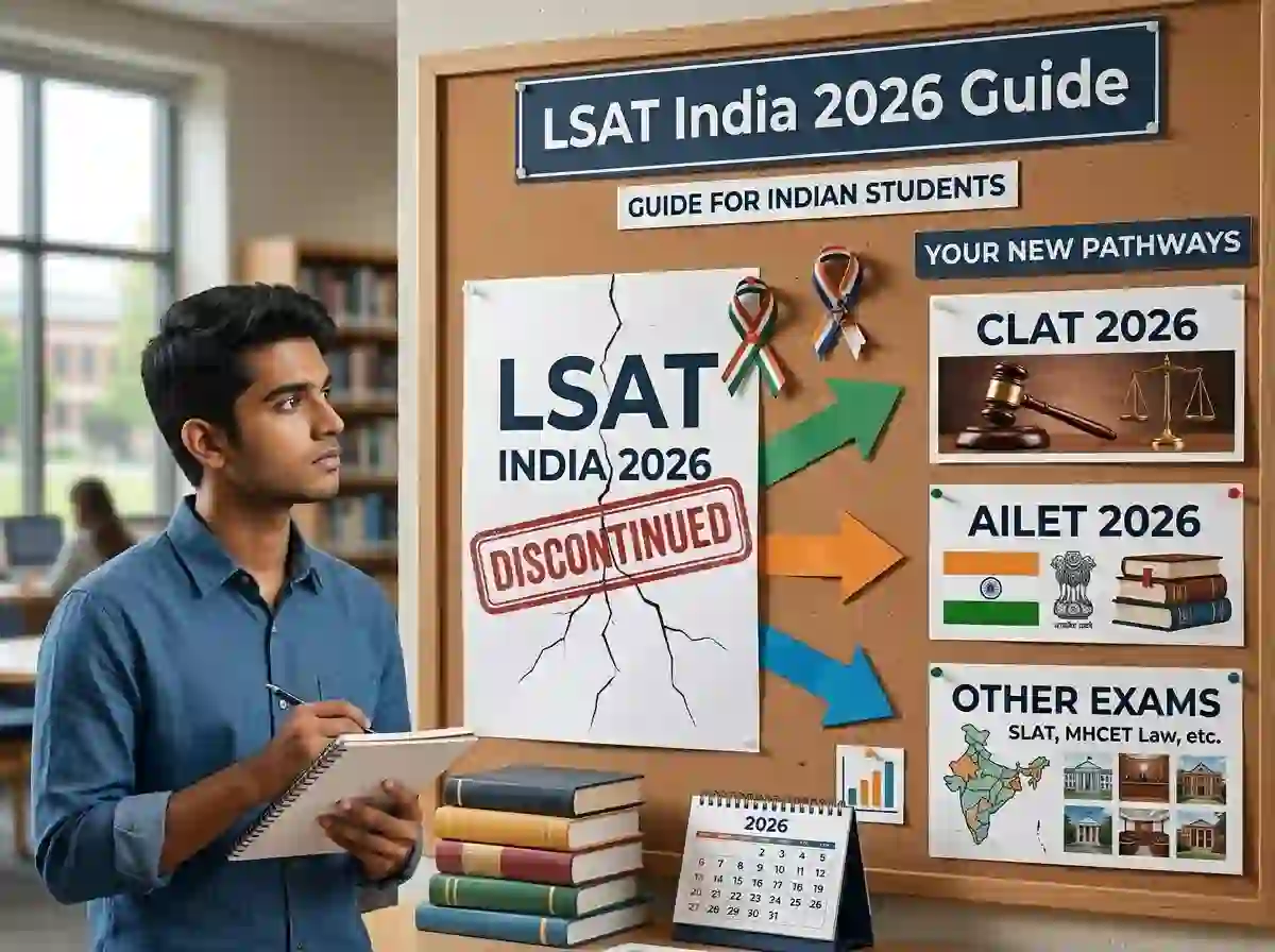 LSAT India 2026 guide – exam discontinued, what replaced it, alternative law entrance exams for Indian students