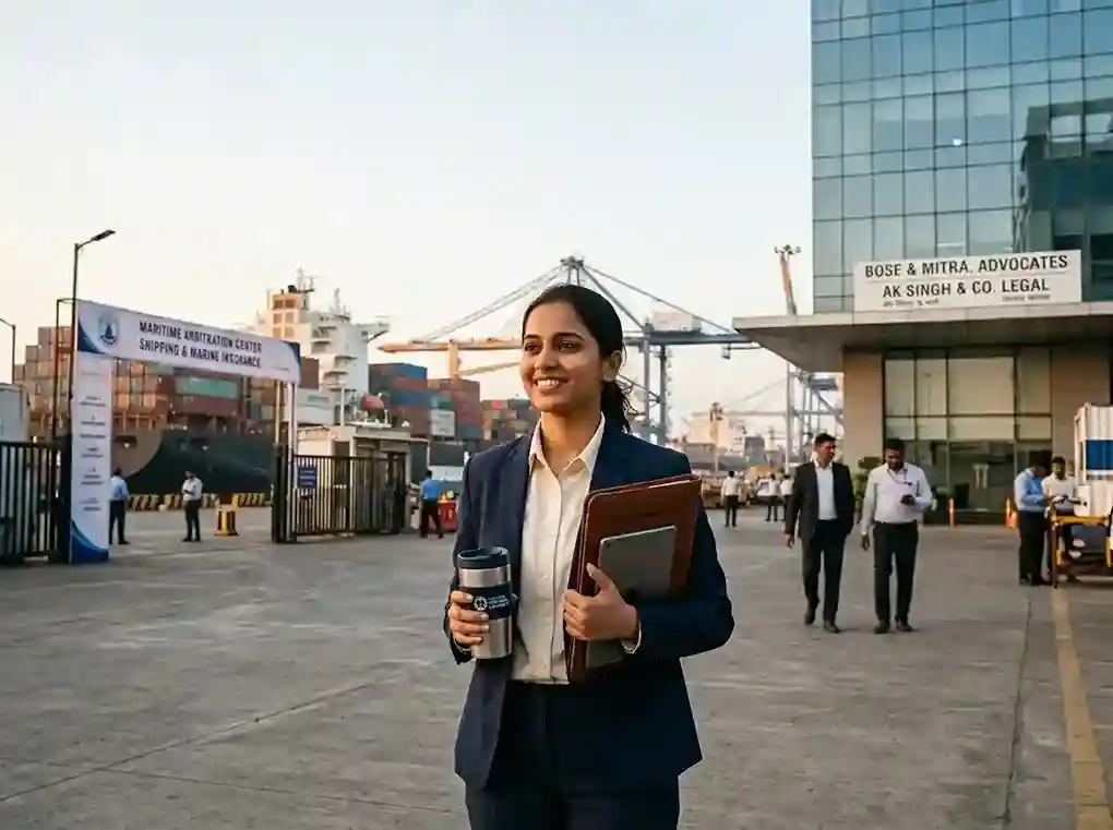 How to start a career in maritime law in India 2026  |  complete guide covering admiralty law, salary, LLM courses at Gujarat Maritime University, top maritime law firms Bose Mitra AK Singh, job roles in shipping marine insurance and arbitration