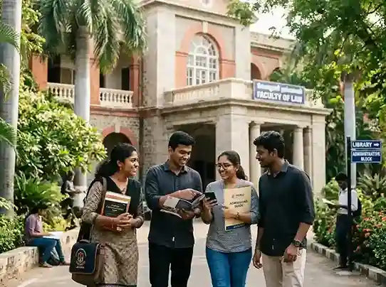 Top law colleges in Chennai 2026  |  NIRF rankings, fees, admission process, TNDALU counselling, government and private law school guide for Tamil Nadu