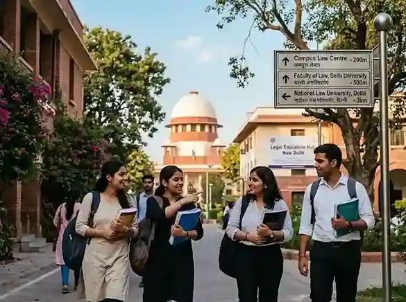 Top law colleges in Delhi 2026  |  NLU Delhi NIRF #2, Faculty of Law Delhi University, Jamia Millia Islamia, Indian Law Institute, Campus Law Centre. Delhi Supreme Court and legal education hub.